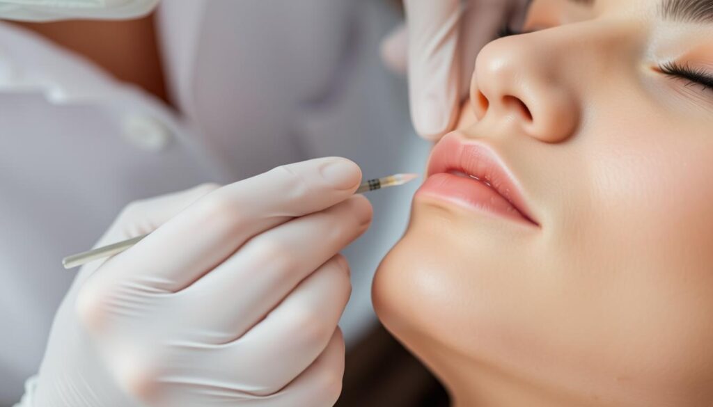 aplicação do preenchimento