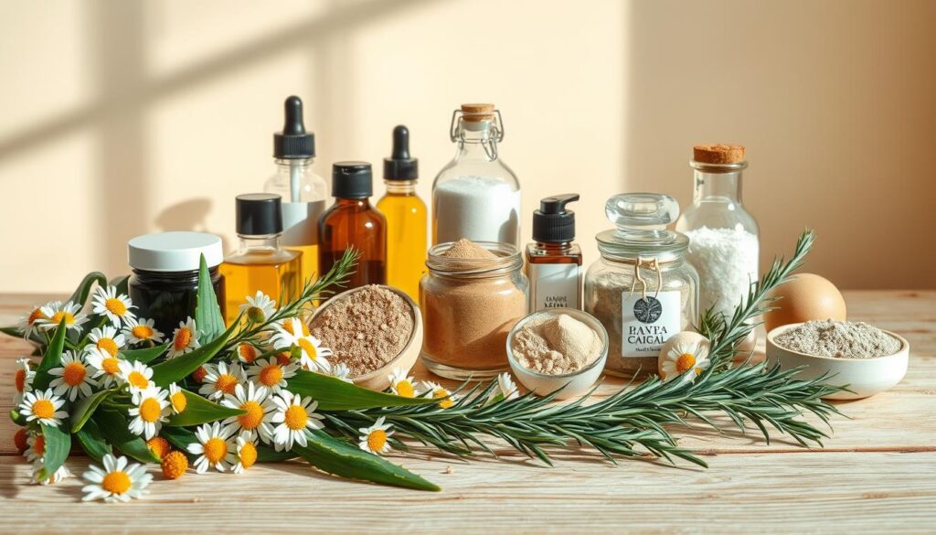 Ingredientes naturais para cuidados com a pele Ingredientes naturais para cuidados com a pele