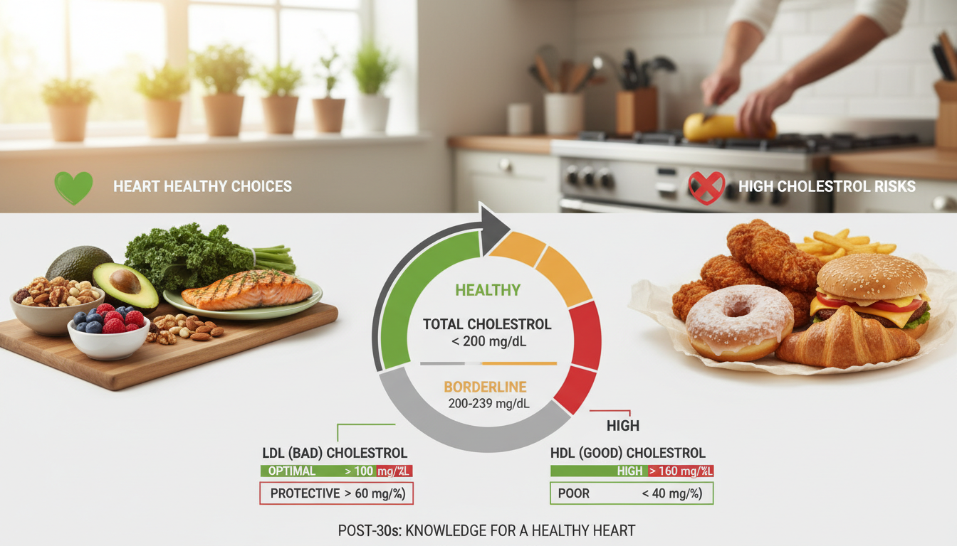 Colesterol alto: o que muda na sua alimentação após os 30 anos