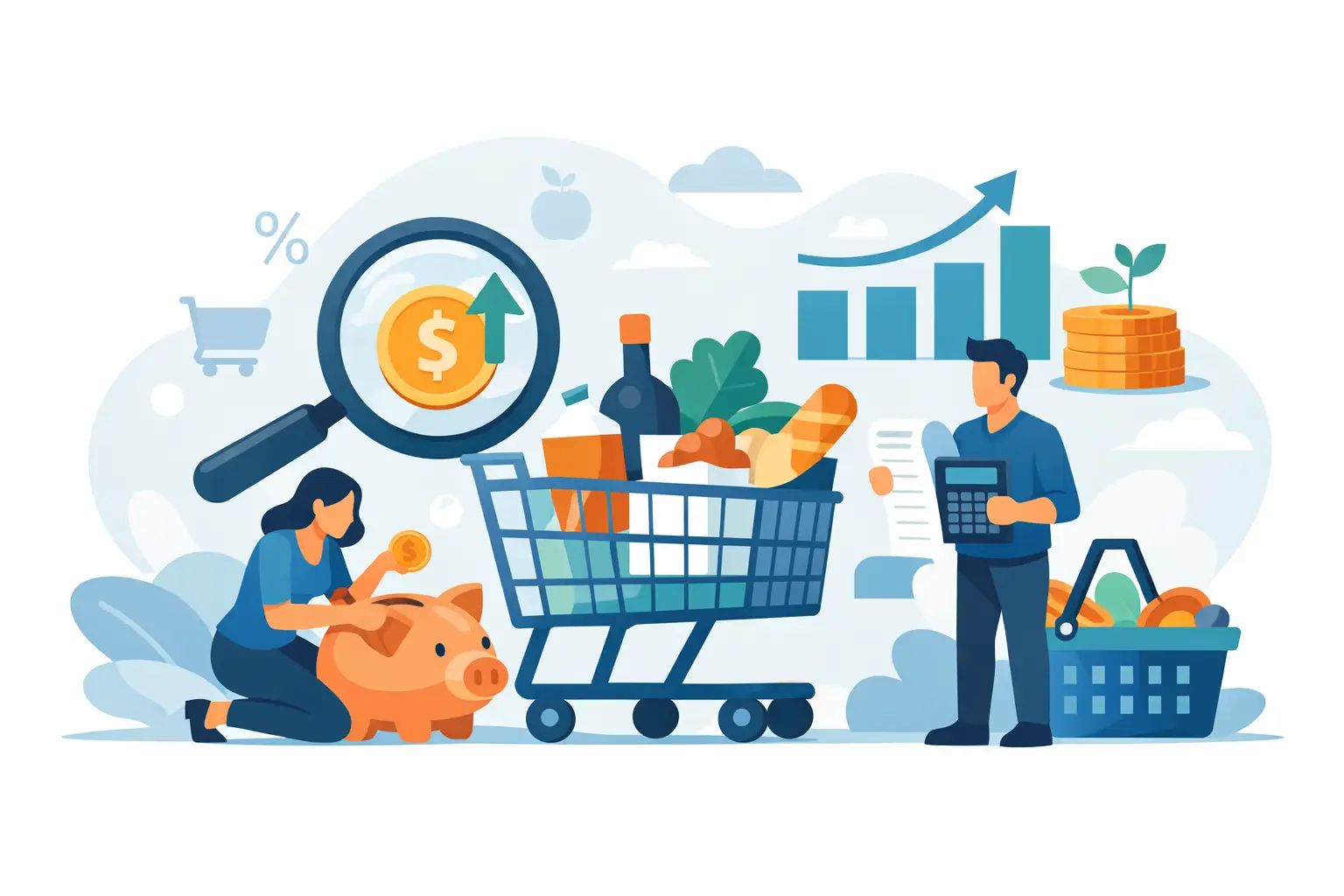 Como economizar dinheiro no mercado de verdade