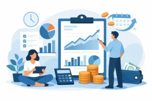 Controle financeiro mensal sem complicação