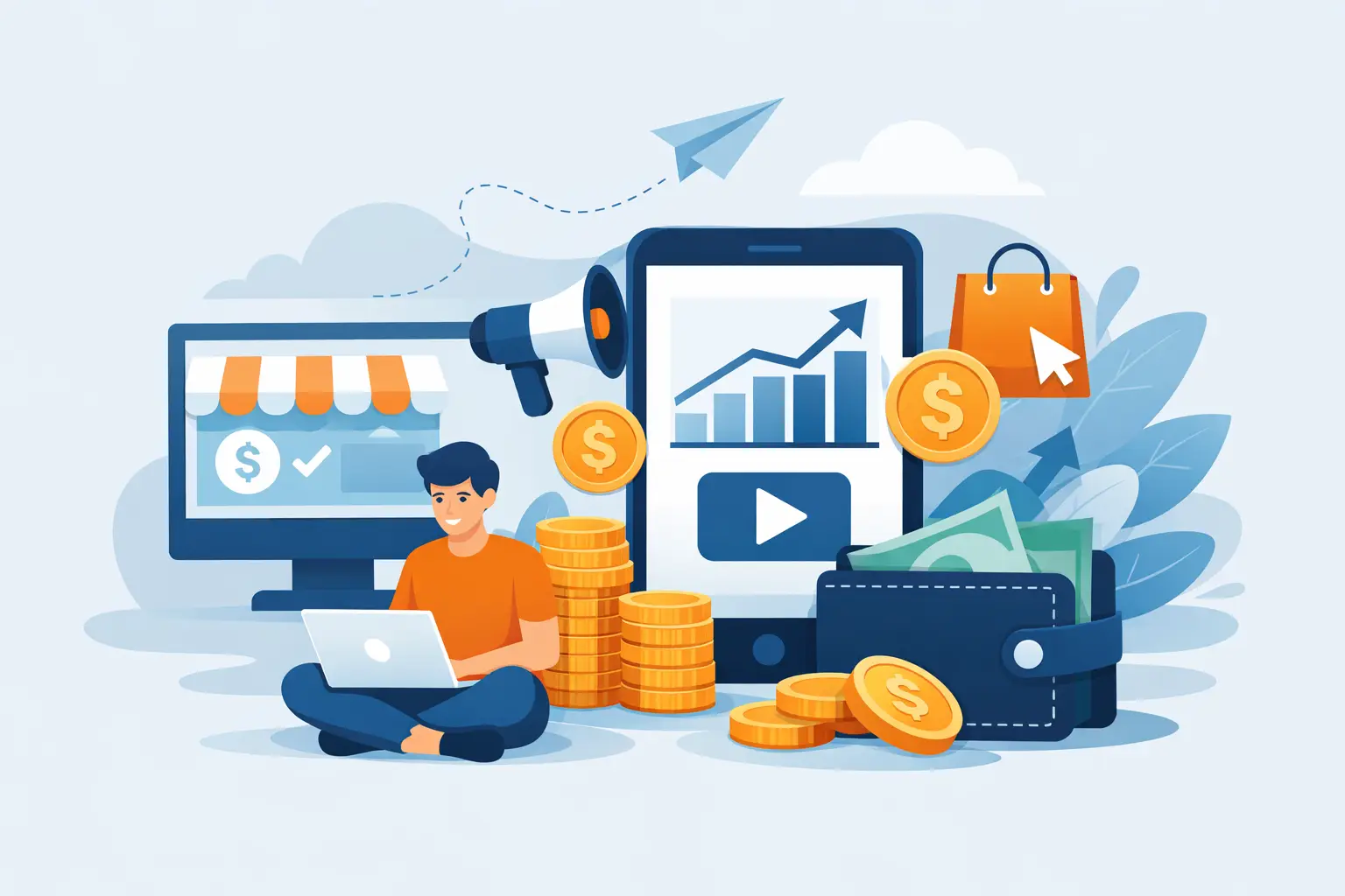 Guia de renda extra digital para começar bem