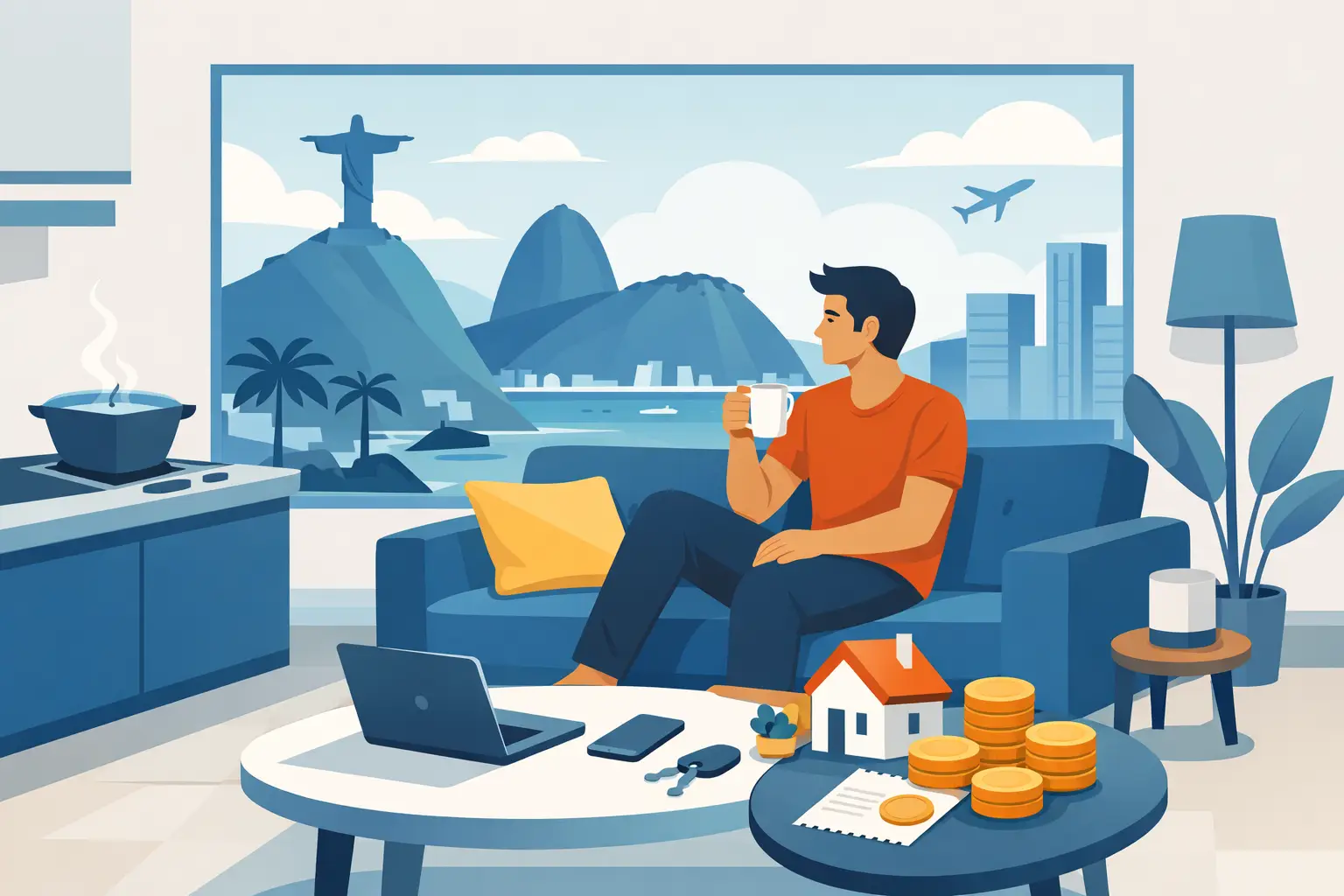 Quanto custa viver sozinho no Brasil?